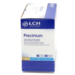 LCH Precinium gants latex poudrés stériles 50 paires