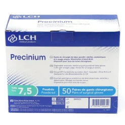 LCH Precinium gants latex poudrés stériles 50 paires