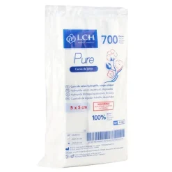 LCH Pure Carrés de coton non stériles 5 x 5 cm