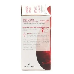 Lehning Berberis Complexe n°83 solution buvable