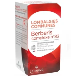 Lehning Berberis Complexe n°83 solution buvable