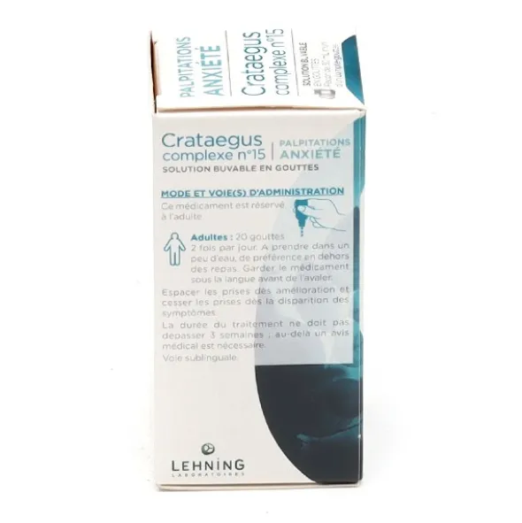 Lehning Crataegus Complexe n°15 solution buvable