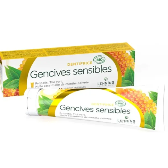 Lehning dentifrice gencives sensibles bio