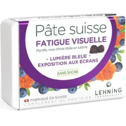 Lehning Pâte suisse Fatigue visuelle gommes