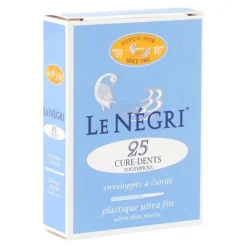Le Négri cure-dents plastique ultra fin