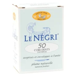 Le Négri cure-dents plume naturelle