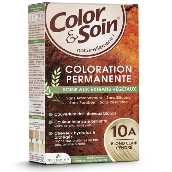 Les 3 Chênes Color et Soin Coloration permanente 10A Blond clair cendré