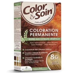 Les 3 Chênes Color et Soin coloration permanente blond clair doré 8G