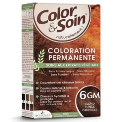 Les 3 Chênes Color et Soin Coloration Permanente blond foncé cannelle 6GM