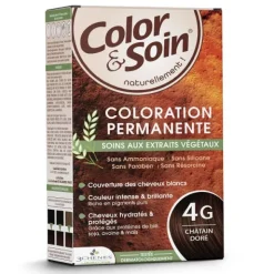 Les 3 chênes Color et Soin coloration permanente châtain doré 4G