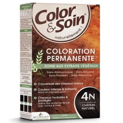 Les 3 Chênes Color et Soin coloration permanente châtain naturel 4N