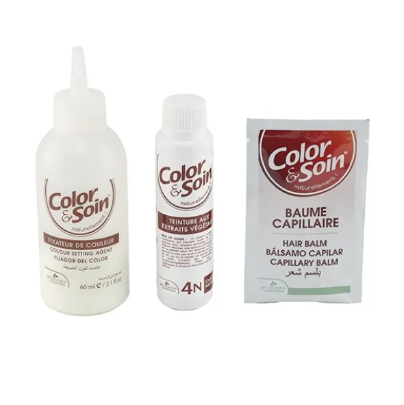 Les 3 Chênes Color et Soin coloration permanente châtain naturel 4N