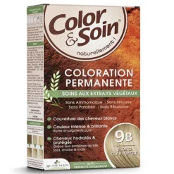 Les 3 Chênes Color et Soin coloration permanente blond clair nacré 9B