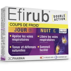 Les 3 chênes Efirub Jour Nuit comprimés