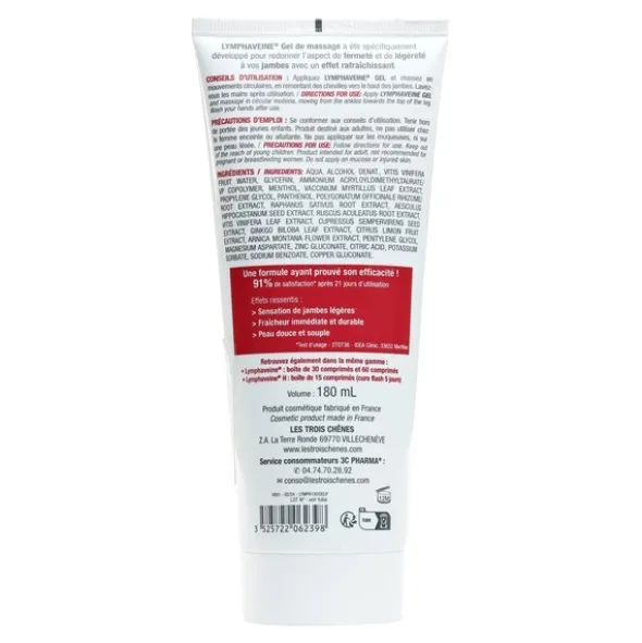 Les 3 Chênes LymphaVeine gel Jambes légères