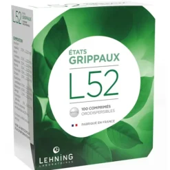L52 Etat grippal comprimé orodispersible