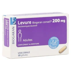 Levure 200 mg Adultes Biogaran gélules
