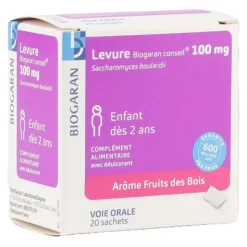 Levure 100 mg Enfant Biogaran sachets