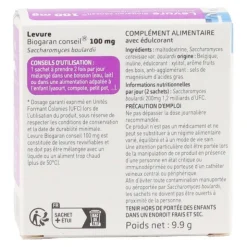 Levure 100 mg Enfant Biogaran sachets