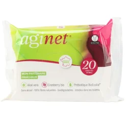 Lingettes intimes Aginet format pocket