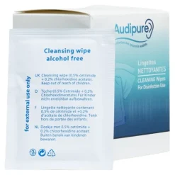 Lingettes nettoyantes pour appareil auditif