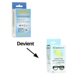 Lingettes nettoyantes pour lunettes Estipharm