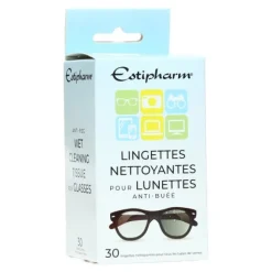 Lingettes nettoyantes pour lunettes Estipharm