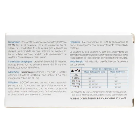 Locox Articulations chat et chien comprimés