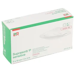 Lohmann Suprasorb P Sensitive Border lite pansement adhésif siliconé