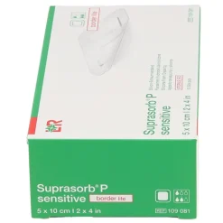 Lohmann Suprasorb P Sensitive Border lite pansement adhésif siliconé