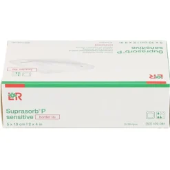 Lohmann Suprasorb P Sensitive Border lite pansement adhésif siliconé