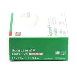 Lohmann Suprasorb P Sensitive Border lite pansement adhésif siliconé