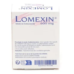 Lomexin 600 mg capsule vaginale