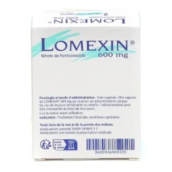 Lomexin 600 mg capsule vaginale