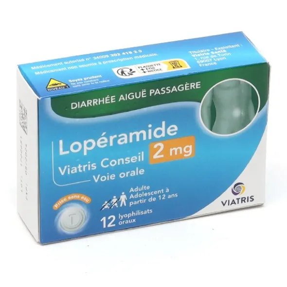 Lopéramide Viatris 2 mg comprimé orodispersible