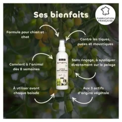 Lotion anti insectes chien chat Biovetol