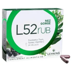L52 rub Nez Gorge gélules