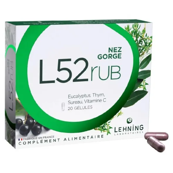 L52 rub Nez Gorge gélules