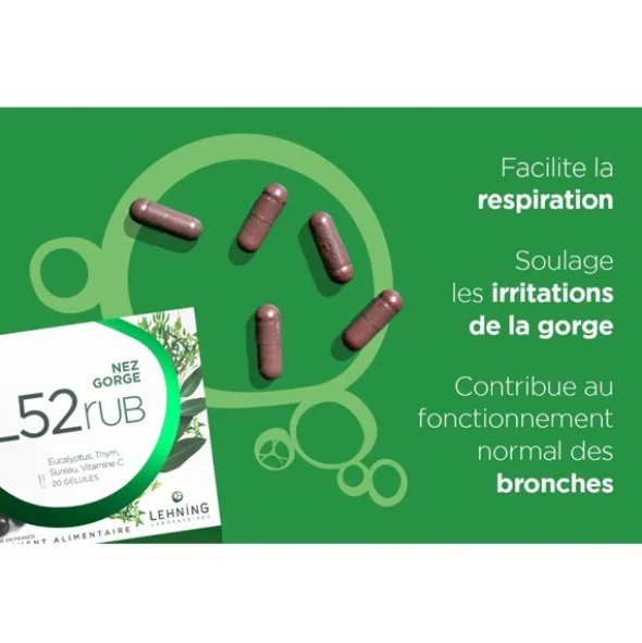 L52 rub Nez Gorge gélules