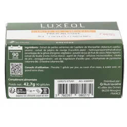 Luxeol chute de cheveux progressive gélules