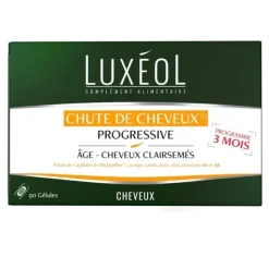 Luxeol chute de cheveux progressive gélules