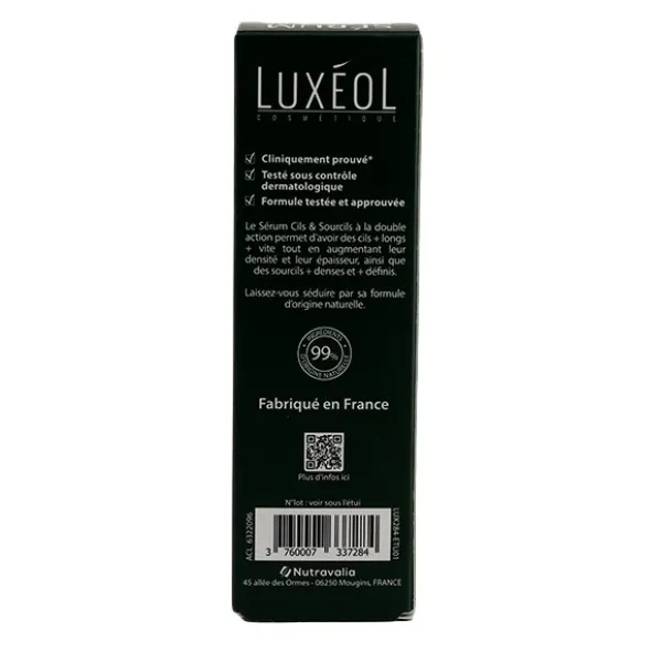 Luxéol sérum cils et sourcils