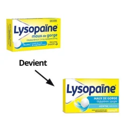 Lysopaine pastille pour la gorge Menthe
