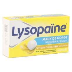 Lysopaine pastille pour la gorge Citron gingembre