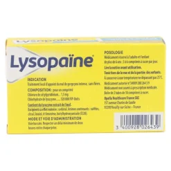 Lysopaine pastille pour la gorge Citron gingembre