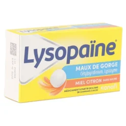 Lysopaine pastille pour la gorge Miel Citron