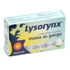 Lysorynx menthe comprimé à sucer