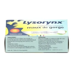 Lysorynx menthe comprimé à sucer