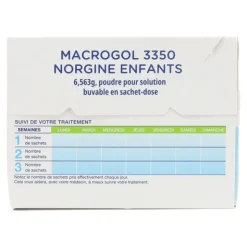 Macrogol 3350 Norgine enfant sachet