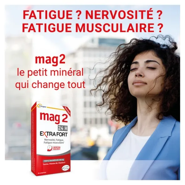 Mag 2 24h Extra Fort comprimés